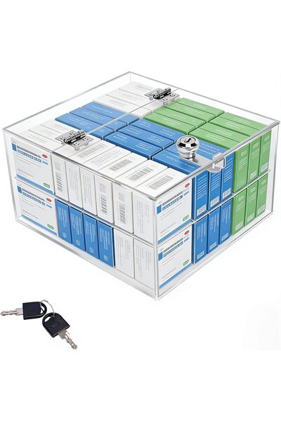Slasa Key Acrylic Lock Box