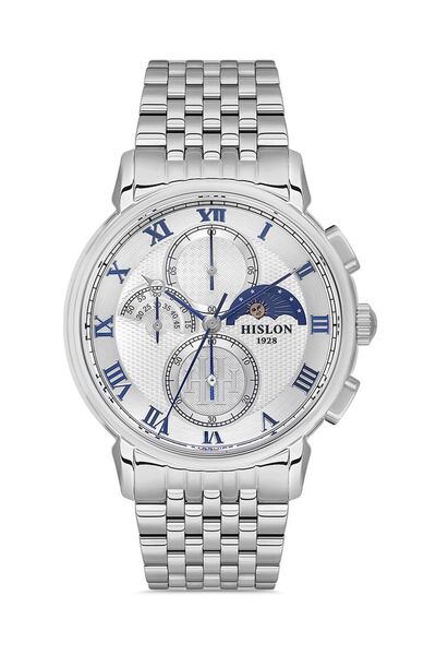 Hislon ساعة يد رجالية TM143S-02SS