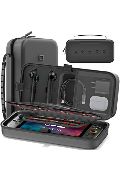 Choice VG-SW201XB For Switch 2 & Switch Original & Switch OLED Large Storage Bag Anti-Scratch Waterproof Tr