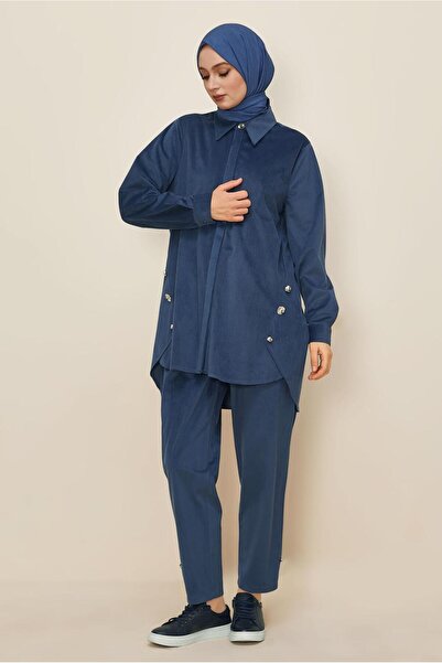 Alvina Velvet Suit with Pants 46239