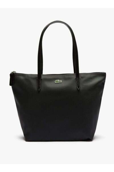 Generic Women's L12.12 Concept Large Capacity Zipper Tote Bag - Medium Black