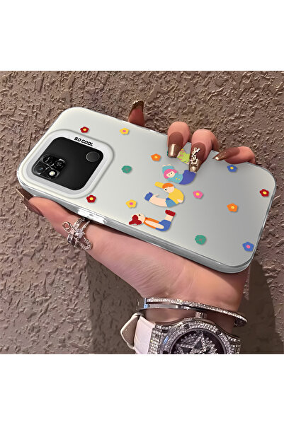 ucuc Xiaomi Redmi 9C Compatible Silicone Edge Hard Back Anti-Fall Case Fun Pa...