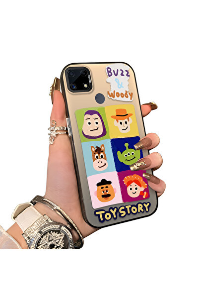 ucuc حافظة سيليكون متوافقة مع هاتف Realme C25 ذات حافة صلبة ومضادة للسقوط من ...