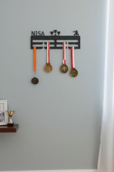 Grandmix Kişiye Özel İsimli Madalya Askılığı Tekvando Madalya Askısı