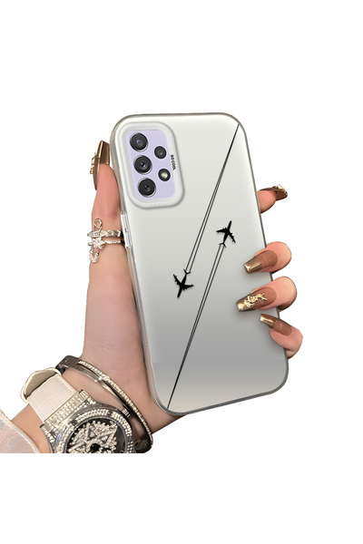 ucuc حافظة سيليكون متوافقة مع هاتف سامسونج جالاكسي A72 ذات حافة صلبة ومضادة ل...