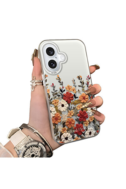 ucuc حافظة مضادة للسقوط من السيليكون المتوافقة مع هاتف iPhone 16 ذات حافة صلب...