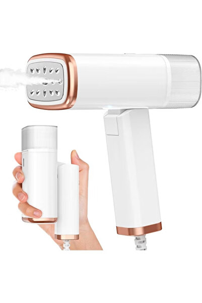 GE 1200W Fast Heat-up Clothes Steamer - 20s Wrinkle Removal, 120ml Water Tank