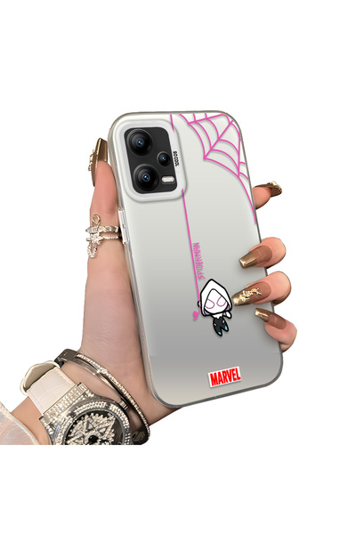 ucuc Xiaomi Poco X5 5g Compatible Silicone Edge Hard Back Anti-Fall Case Spid...