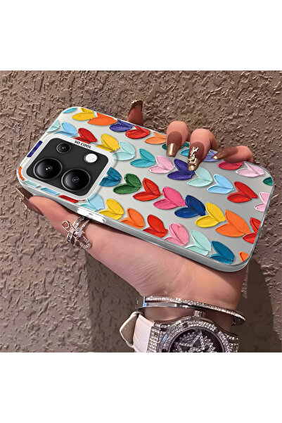 ucuc Xiaomi Redmi Note 13 Compatible Silicone Edge Hard Back Anti-Fall Case C...