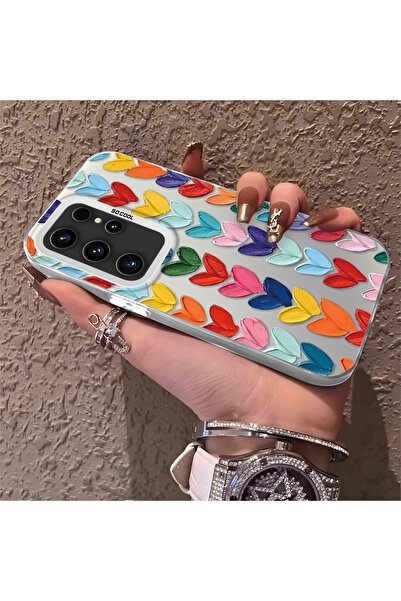 ucuc حافظة سامسونج جالاكسي S23 الترا متوافقة مع الحافة السيليكونية الصلبة وال...