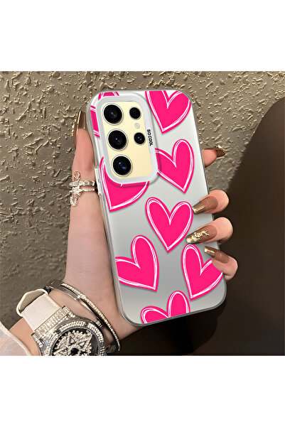 ucuc حافظة سامسونج جالاكسي S24 الترا المتوافقة مع الحافة السيليكونية الصلبة ذ...