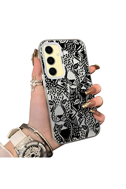 ucuc حافظة سيليكون متوافقة مع هاتف سامسونج جالاكسي S24 Fe ذات حافة صلبة ومضاد...