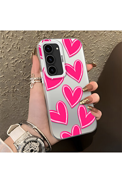 ucuc Samsung Galaxy S23 Compatible Silicone Edge Hard Back Anti-Fall Case Hea...