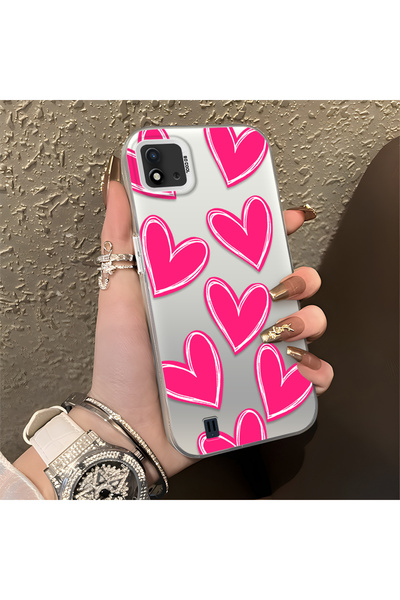 ucuc حافظة Realme C11 2021 متوافقة مع الحافة السيليكونية الصلبة ذات النمط الق...