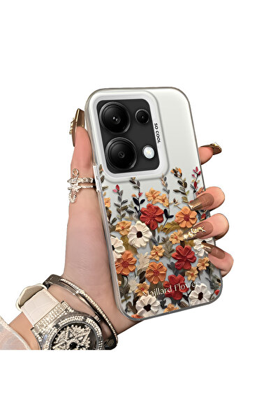 ucuc Xiaomi Redmi Note 14S Compatible Silicone Edge Hard Back Anti-Fall Case ...