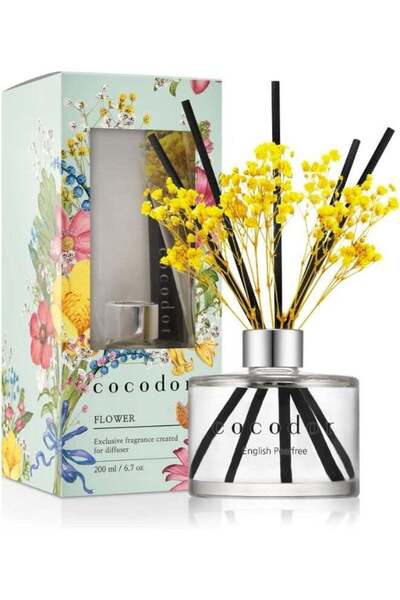 cocod'or معطر جو من كوكودور، مصنوع من زهور طبيعية محفوظة / برائحة الكمثرى الإنجليزية / 200 مل / عبوة واحدة