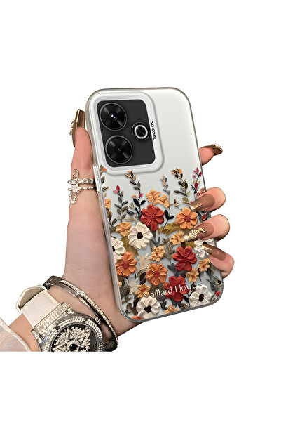 ucuc Xiaomi Poco M6 4g Compatible Silicone Edge Hard Back Anti-Fall Case Beau...