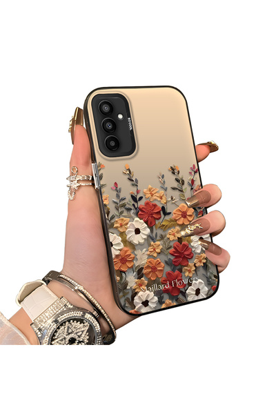 ucuc حافظة سيليكون متوافقة مع هاتف سامسونج جالاكسي M23/M13 ذات حافة صلبة ومضا...