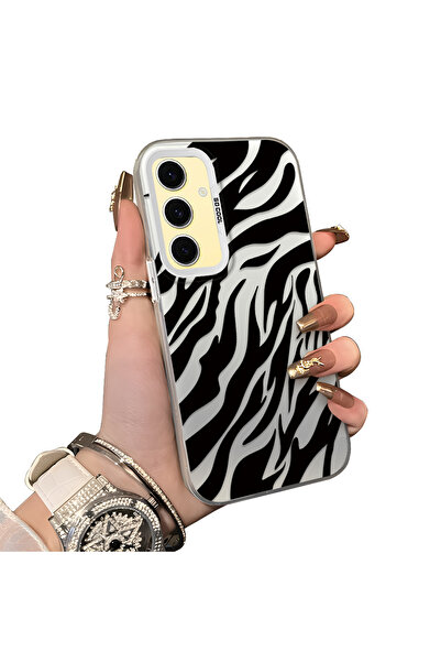 ucuc حافظة سيليكون متوافقة مع هاتف سامسونج جالاكسي S24 Fe ذات حافة صلبة ومضاد...