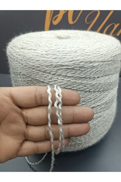 Pİ Yarn Cotton-Acrylic Content Hand Knitting Rope 500 Gr Stone Color