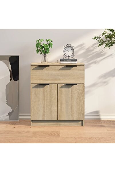 vidaxl Sideboard Sonoma Oak 60x30x70 cm Engineered Wood