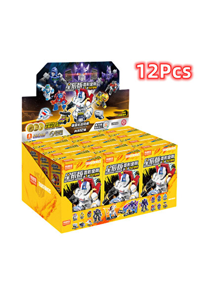 Choice6 مجموعة بناء 12 قطعة من شخصيات بلوكيز ديفندر الإصدار 6، ألعاب ترانسفور...