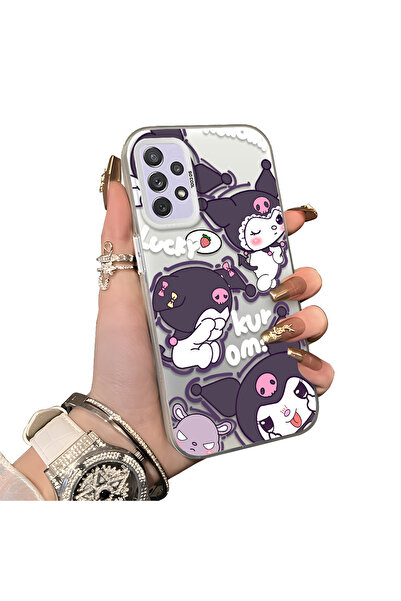 ucuc حافظة كورومي من السيليكون الواقي المتوافق مع هاتف سامسونج جالاكسي A72