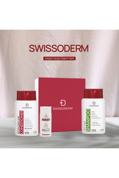 Swissoderm Doğal İçerikli Kepek Karşıtı Bakım Seti