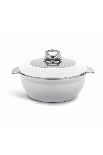 ASIAN Globus Casserole Dlx 1200 Ml - White | Hot Food Storage Container & War...