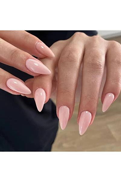 Choice Pink ARTAUG 24PCS Medium Stiletto Pink Ballectcore Tip Press on Nails Full Cover Fake Nail Set For G