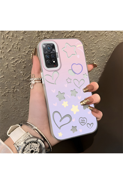 ucuc Xiaomi Redmi Note 11 Pro Compatible Instagram Case Silicone Edge Acrylic...