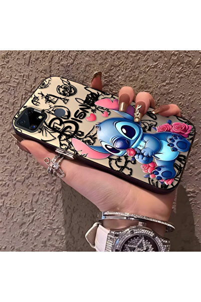 Hontinga حافظة هاتف متوافقة مع هاتف Realme C25، حماية للكاميرا، ظهر صلب مضاد ...