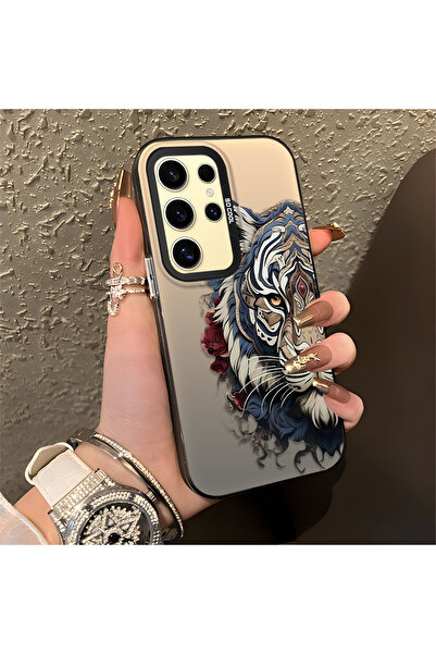 Hontinga حافظة متوافقة مع هاتف سامسونج جالاكسي S24 الترا، حافظة هاتف صلبة مضا...