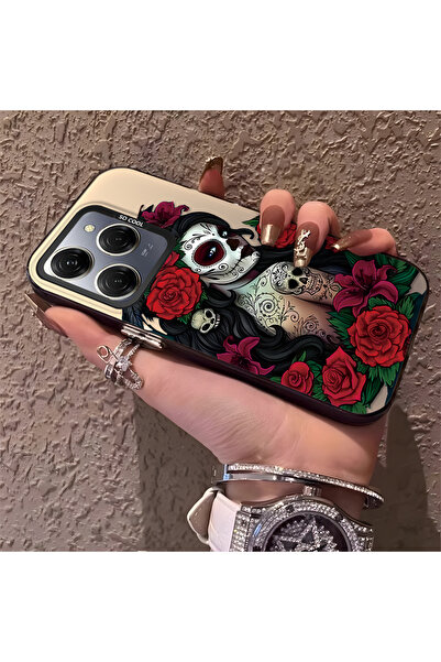 Hontinga حافظة هاتف متوافقة مع تكنو سبارك 20 برو، حماية للكاميرا، ظهر صلب مضا...