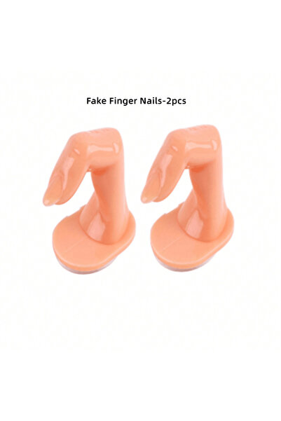 Choice A-2pcs 2/5/10/20/50pcs Practice Finger Nail Art Practice Finger Plastic Fake Fingers with Nails for