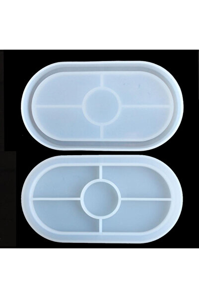 Choice قالب بيضاوي الشكل، قالب منفضة سجائر، قالب قاعدة أكواب، قالب صينية سيليكون مرن، قالب صب راتنج إيبوكسي متعدد الأضلاع