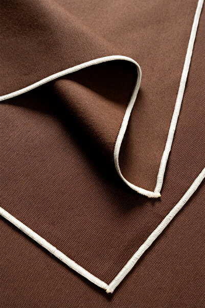 Koza Home مجموعة خدمة أمريكية مكونة من قطعتين مع ميزة دفع السائل البني من الحبوب (30X49) 2593