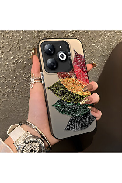 ucuc حافظة حماية من السيليكون المتوافقة مع هاتف Infinix Smart 8/8 Pro ذات حاف...