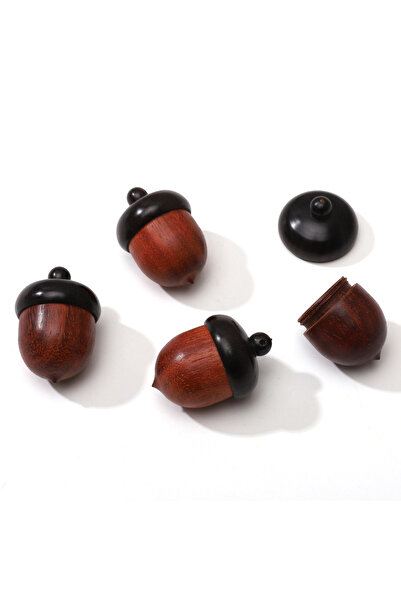 Choice النمط 1، قطعة واحدة، 21 × 31 مم، قلادة من خشب الصندل على شكل مخروط صنو...