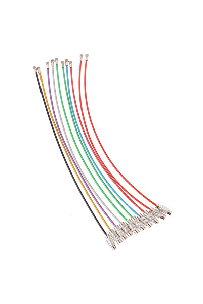 Choice 1.5x150MM Random 10PCS 10/15/20cm Fashion Hiking Tool Wire Keychain Ca...