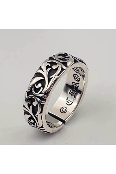 Choice خاتم فضي قابل لتغيير المقاس، قطعة واحدة، خاتم رجالي، مجوهرات عتيقة، تصميم Y2k، أنيل بانك