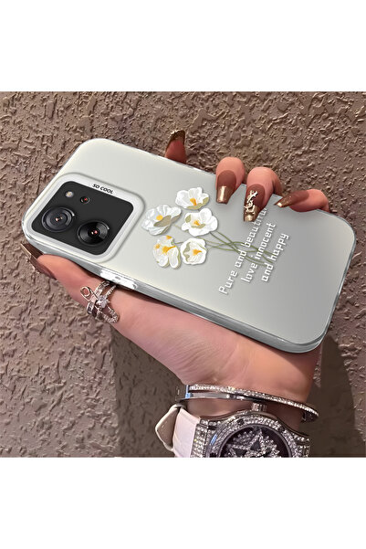 ucuc حافظة واقية من السيليكون ذات حافة أكريليك بيضاء متوافقة مع هاتف Xiaomi M...