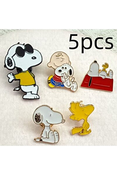 Miniso Imitation Rhodium Plated Cute Dog Enamel Pin Cartoon Animal Brooch Pin...