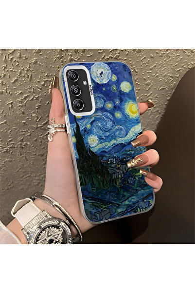 Hontinga حافظة متوافقة مع هاتف سامسونج جالاكسي M34، حافظة هاتف صلبة مضادة للسقوط