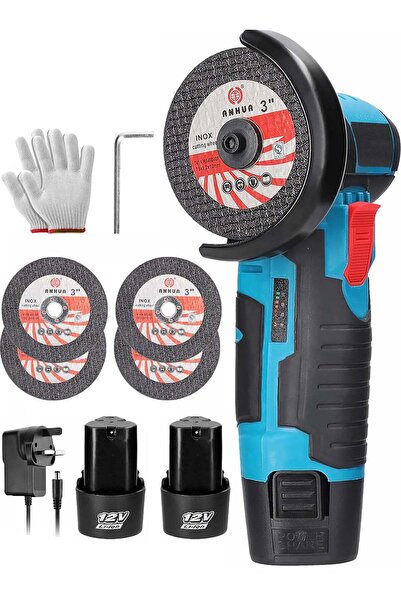 WAMIT Angle Grinder, Cordless Grinder, Grinding Wheel 3 inches/76 mm, 19500rpm Power Tool