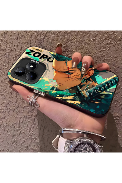 Hontinga حافظة هاتف متوافقة مع هاتف Realme C51، حماية للكاميرا، ظهر صلب مضاد ...