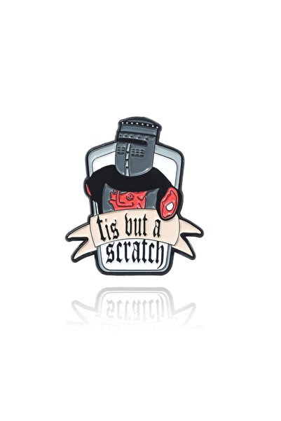 Choice دبوس بروش مطلي بالفضة متعدد الألوان، مستوحى من شخصية مونتي بايثون "إنه...