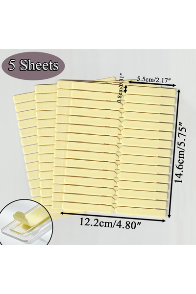 Choice النمط 3 (5 أوراق) 1/2/5/10/15/20 ورقة، علامات عرض لاصقة مزدوجة الجوانب...