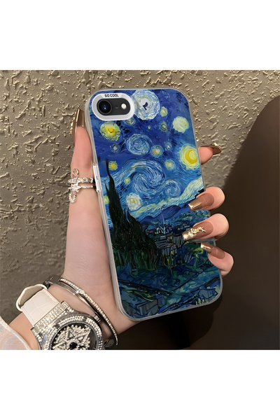 Hontinga Table of iPhone 7/8/Se 2020 2022 Compatible Cases Hard Shell Anti Fa...