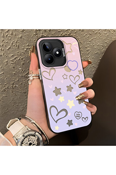 ucuc حافظة متوافقة مع هاتف Realme Note 50 من السيليكون مع حماية خلفية من الأك...